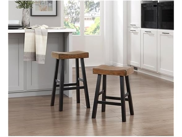 Lexicon Caspian Solid Wood 24" Stool