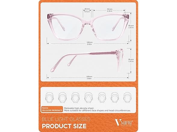 VMJFBJ Blue Light Glasses