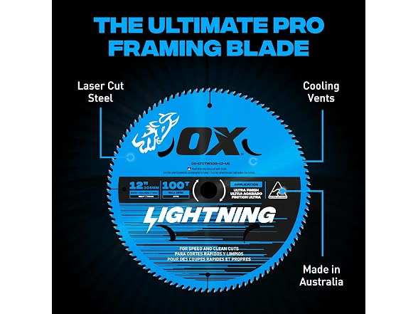 OX OX Pro 12 in 100-Tooth Carbide Circular