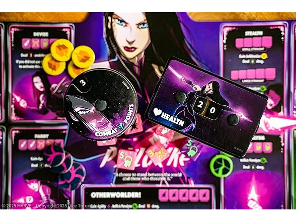 USAOPOLY Marvel X-Men Dice Throne Box 1, 4 Hero Box