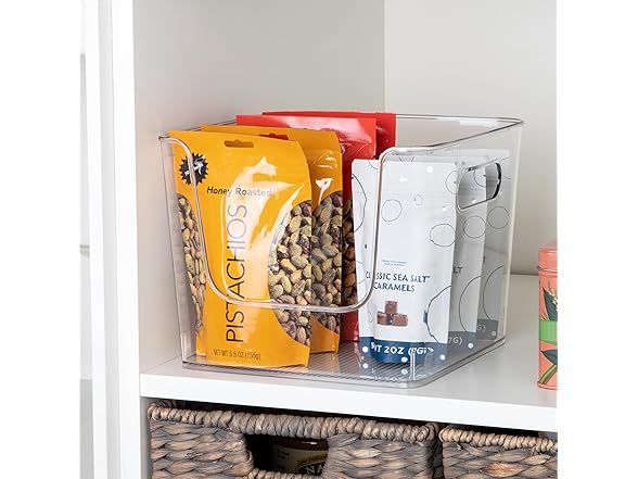 Smart Design Clear Storage Bin 10"x10"