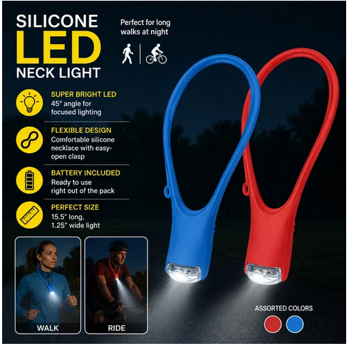 2-Pack Silicone LED Neck Light - Gallery 4