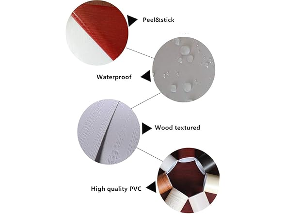 UPREDO Brown Oak Wood Grain Wallpaper