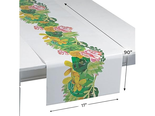 Fun Express - Cactus Flower Table Runner