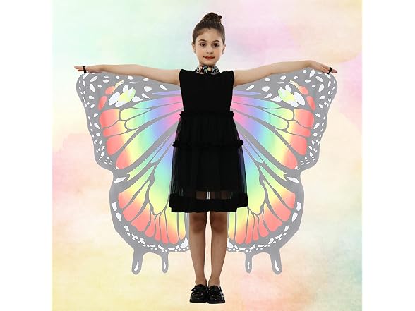 Tibeha Girls' Halloween Butterfly Wings - Gallery 4