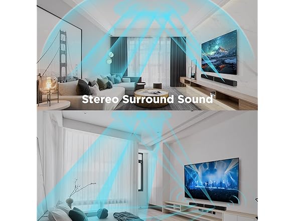 MZEIBO 2 in 1 Sound Bars