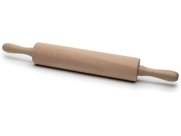 Fox Run Rolling Pin, Wood, 10-Inch Barrel
