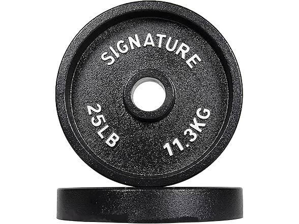Signature Olympic Weight Plate 25lb Single