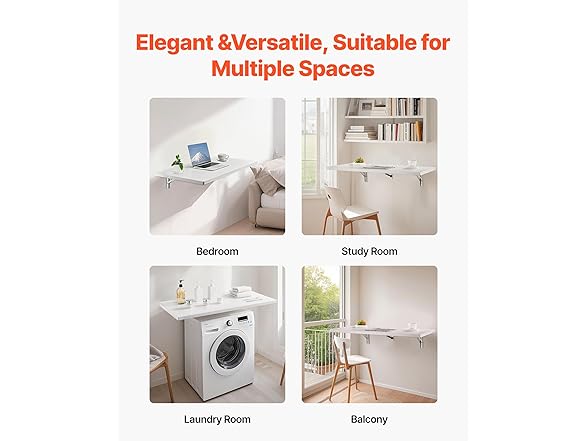 VEVOR Wall Mounted Folding Table