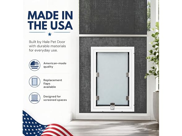 Screen Cat & Dog Doors | Single Flap | Under