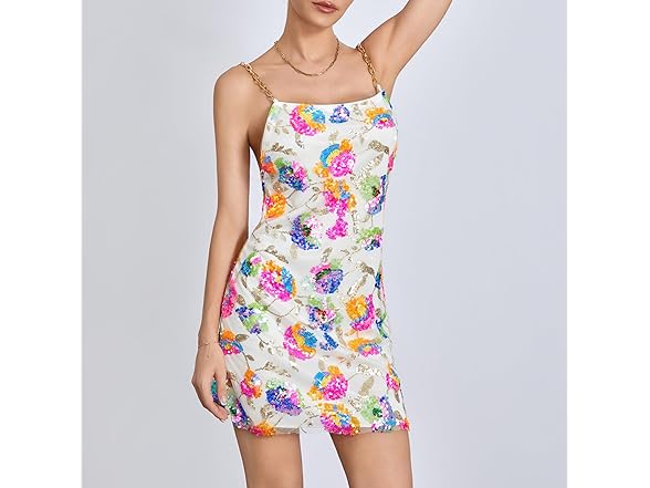 SHIBAOZI Women (L) Short Clubwear Medium B White