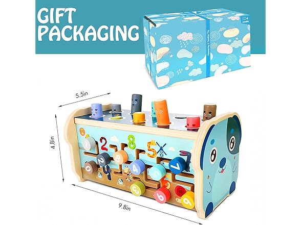 KIDWILL Wooden Pounding Toy