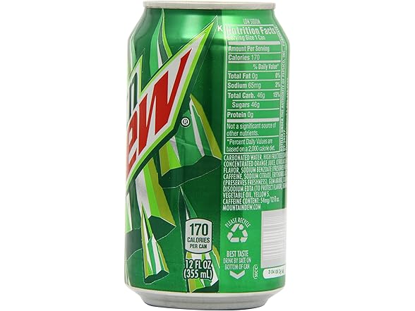 Mountain Dew, Soda, 12 Fl Oz, 12 Pack