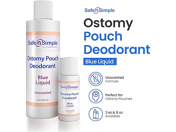 Safe n' Simple Ostomy Deodorant, 8oz