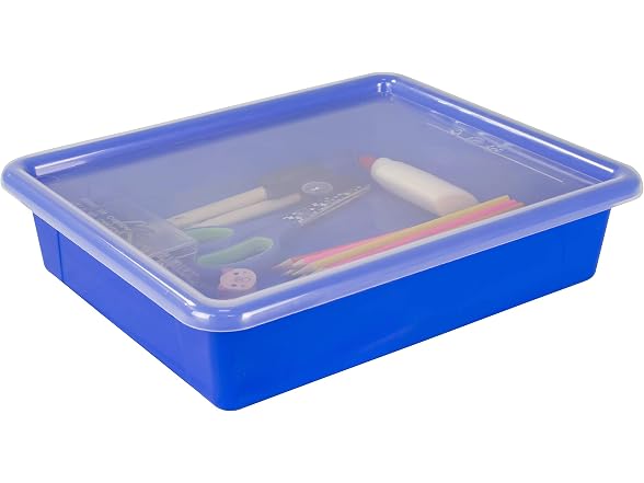 Storex Letter Size Flat Storage Tray