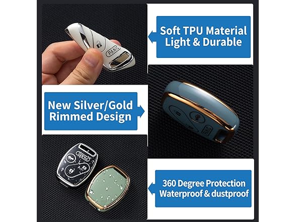 CHEZENHUI Compatible with Honda Key Fob