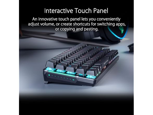ASUS ROG Falchion NX 65% Wireless Keyboard, Red