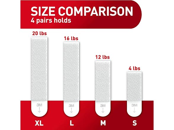 Command Command 4-packages of Small & Medium Pic