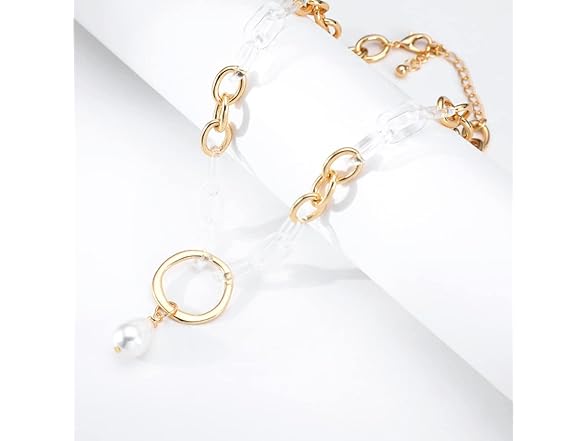 Rumtock Acrylic Link Gold Chunky Chain