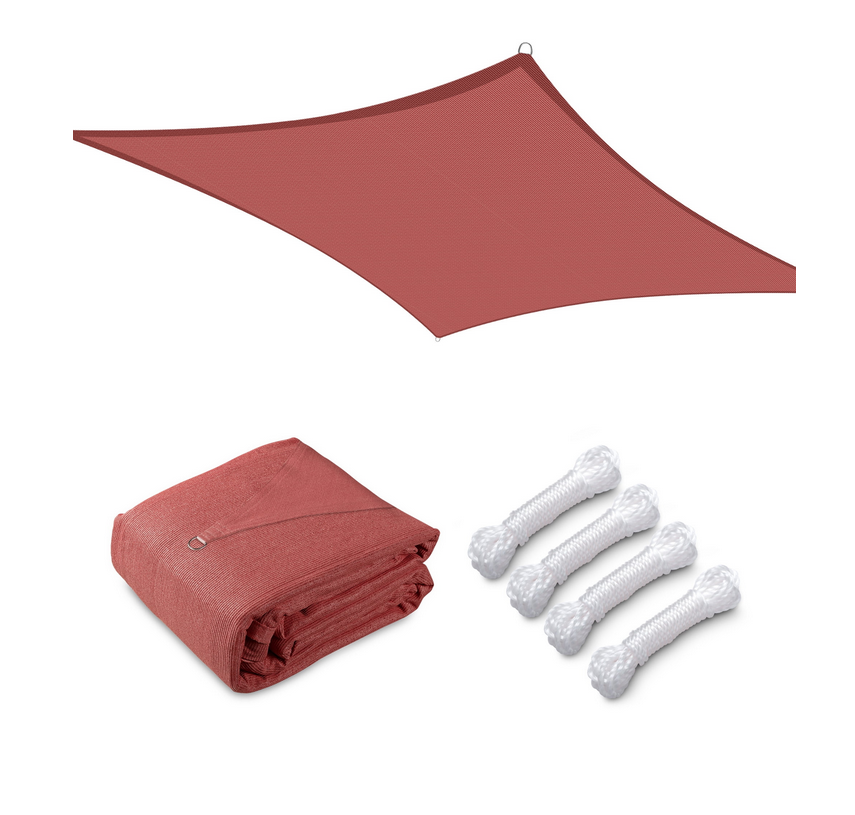 Yescom UV Block Rectangle Sun Shade Sail - Gallery 14