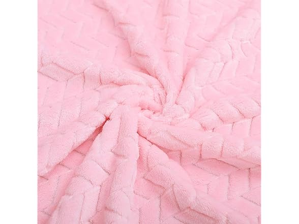 Rest-Eazzzy Baby Blanket Flannel, (Pink 25" x 32")