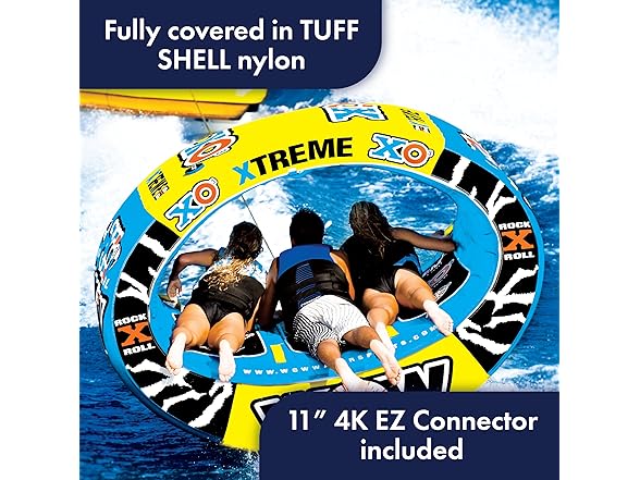 WOW XO Xtreme Oval Towable Tube 1-3 Person