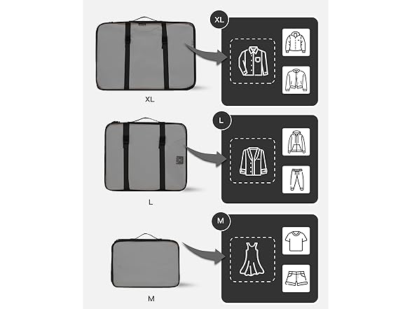TRAILKICKER 9 Set Packing Cubes
