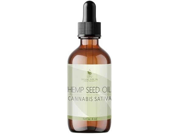 OPO Hemp Seed Oil - 4 oz Glass & Dropper