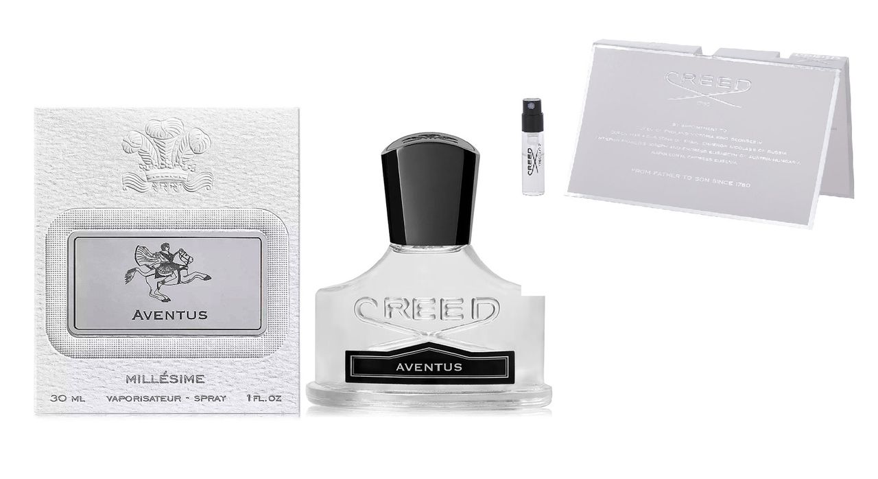 Creed Aventus 1oz EDP + 1ML Vial Set Men - Gallery 2
