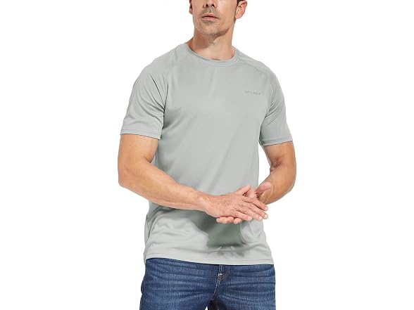 Baleaf Men (L) Quick Dry Short Sleeve UPF Shirt