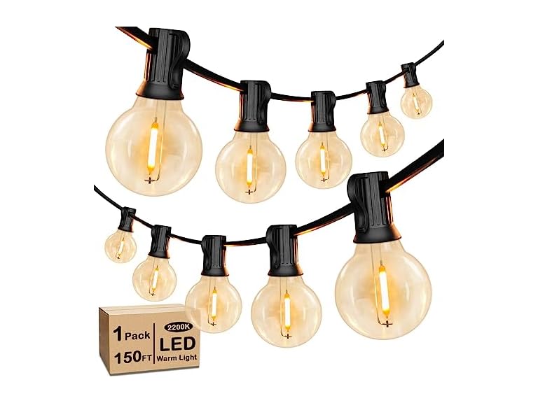 VerRon LED Outdoor String Lights Bulbs, Shatterproof - Gallery 12