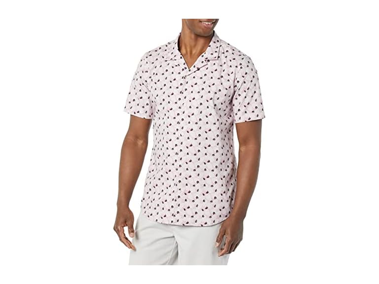 Amazon Essentials Men Vacation Cotton SS Shirt - Gallery 24