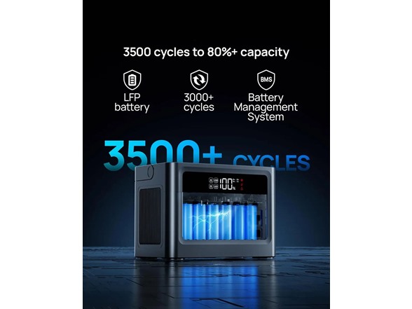 Daran Cubus600L 600W Portable Power Station w Solar Panel