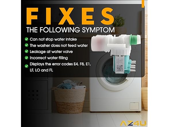 AZ4U Washer Water Inlet Valve Replaces