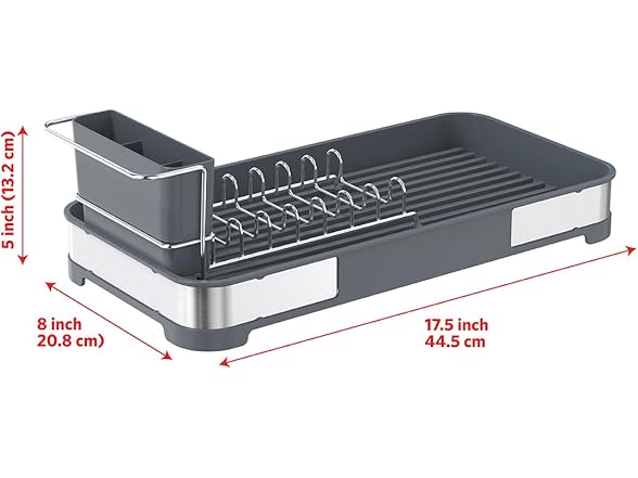 Glad Stainless Steel Dish Drying Rack 
