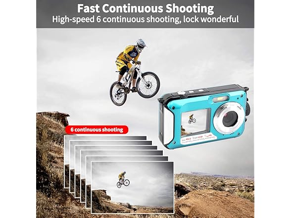 Kaisoon Tech Waterproof Camera 48MP Imag