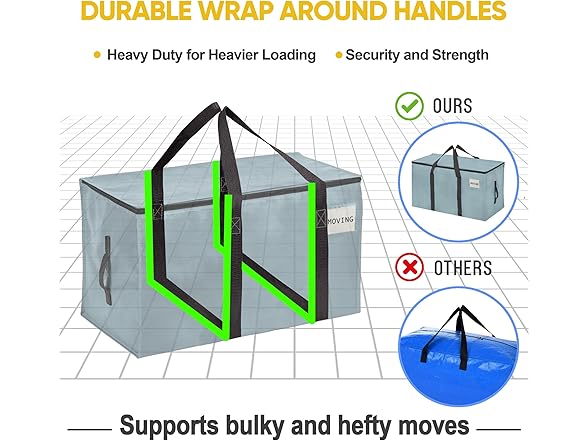 Veno MG-0025 Moving Bags, Upgraded Heavy Duty