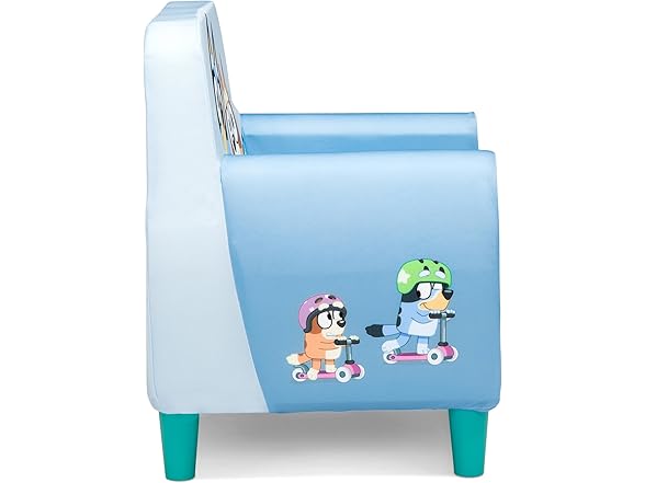 Delta Children Bluey Foam Chair, Blue