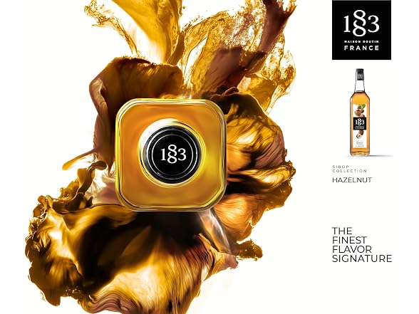 1883 Roasted Hazelnut Syrup 1 Liter Bottle