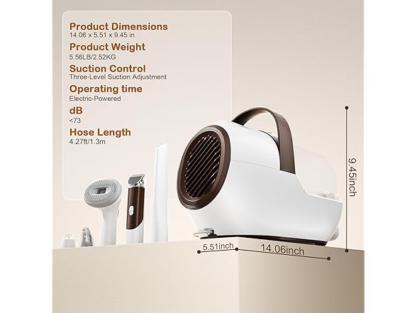 Ozumek W0056 Dog Grooming Vacuum