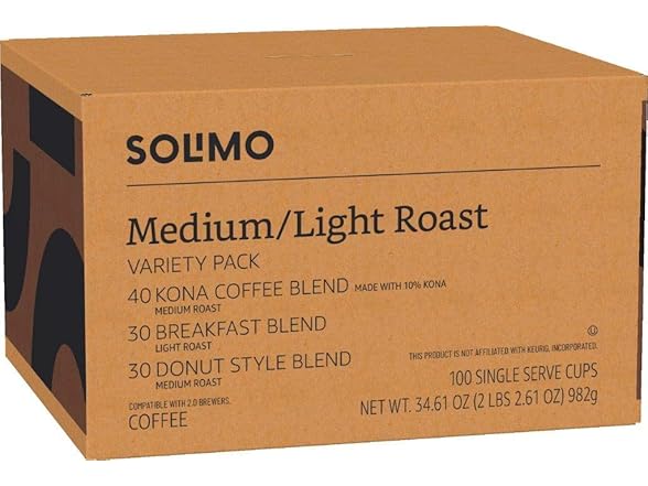 Amazon Brand - Solimo Variety Pack Light Amazon Brand - Soli