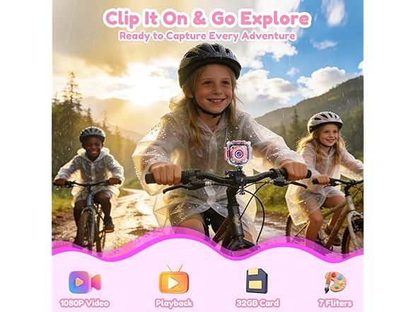 PROGRACE Pool Toy & Kids Underwater Camera