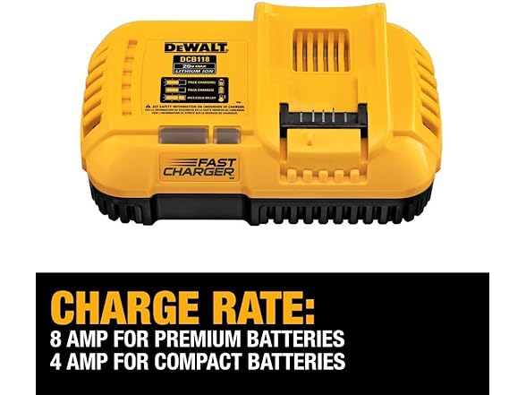 DEWALT DCB118 20V MAX/FLEXVOLT Lithium-Ion Battery Charger