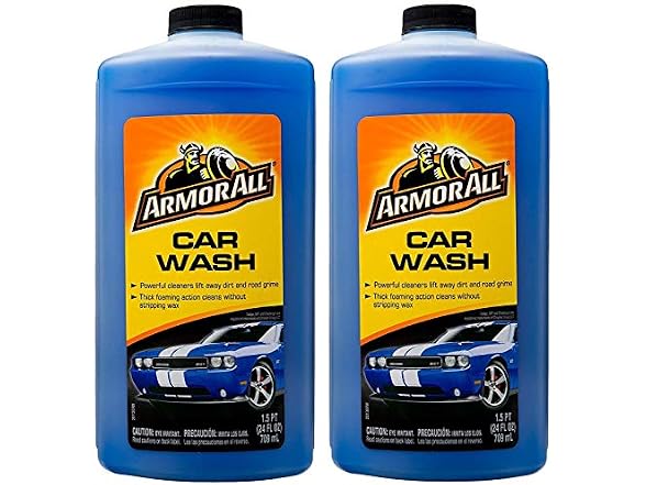 Armor All Car Wash Soap, Foaming Car Wash Packs