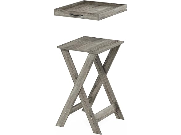 Furinno Furinno Classic Tray Table with Removable Tray