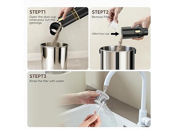 CROS 4-in-1 Mini Cordless Vacuum Cleaner