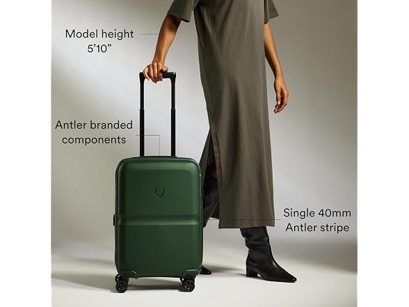 ANTLER Single Stripe 22" Carry-On Hard Shell Luggage