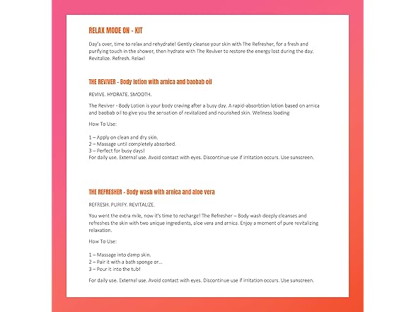 Fit.Fe By Fede Relax Mode On Kit