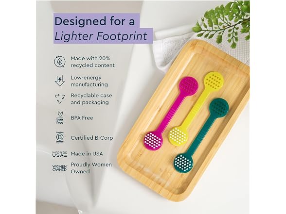 Radius Tongue Cleaner Scraper 3 Count Multi