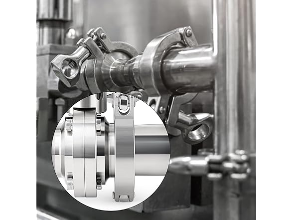 2" Tri Clamp Ferrule 4" 304SS+Washers